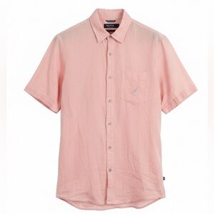 Nautica Men's Classic Fit Short Sleeve Button-Down